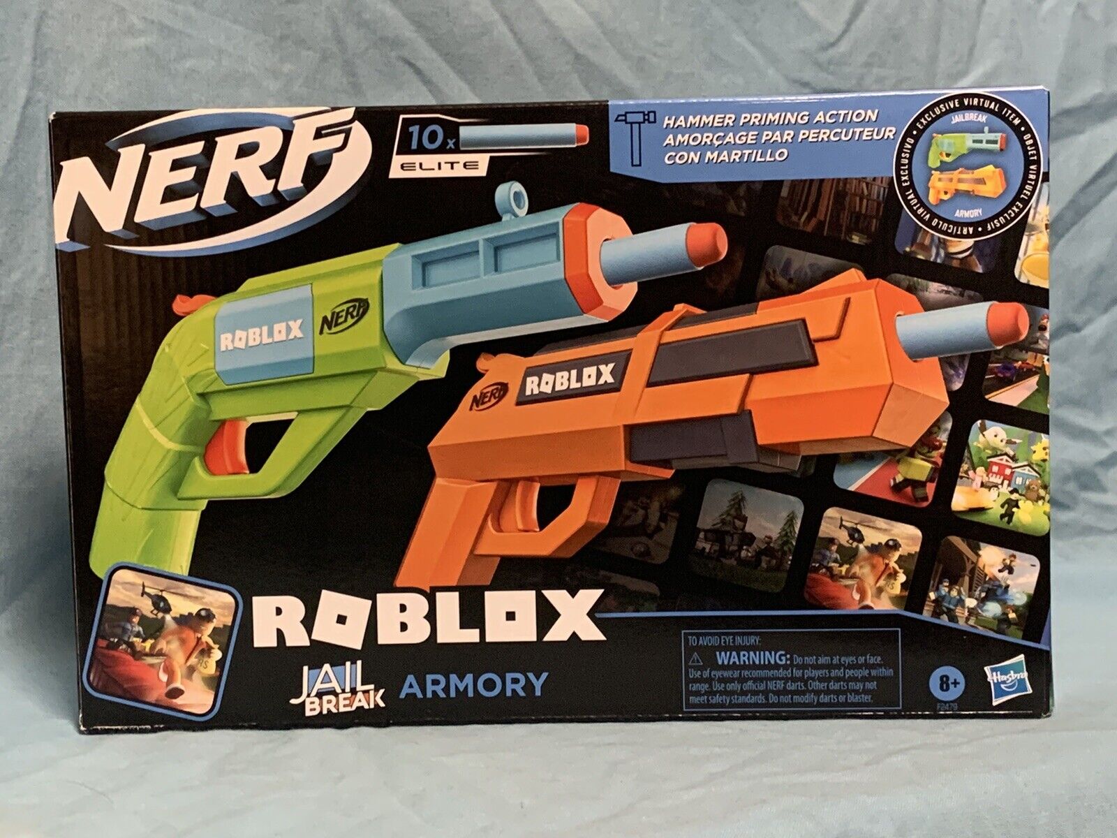 NERF Roblox Jailbreak Armory Toy Dart Gun Blaster