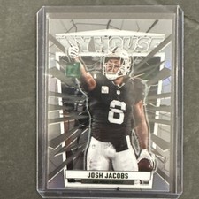 2023 Clearly Donruss Josh Jacobs My House #8 Green Parallel 15/49 Vegas Raiders
