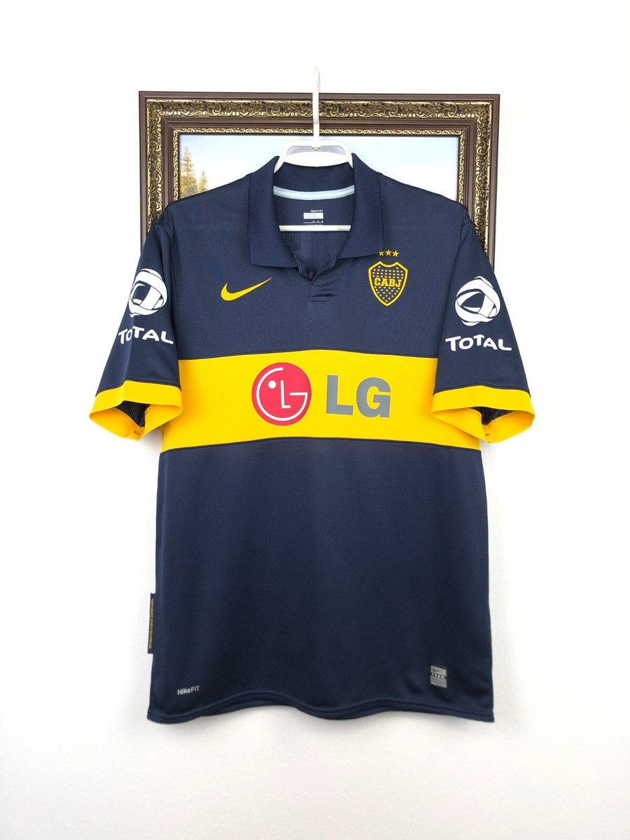 ナイキ ボカジュニアーズ 2009 ホーム Boca Juniors Home football shirt 2009 Soccer Nike Jersey