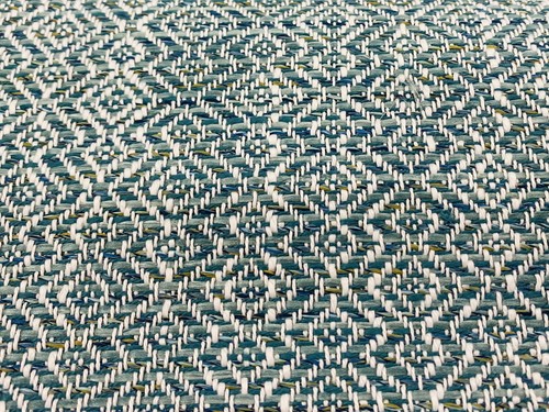 Thibaut Cadence Collection Upholstery Fabric- Kingsley / Teal 1.65 yds W74069 - Picture 2 of 4
