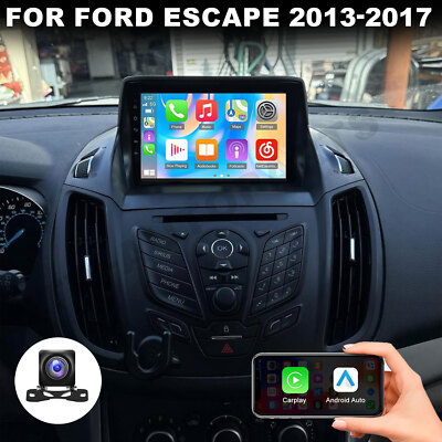 64G For Ford Escape 13-17 Android 14 Wireless Carplay Car Radio Stereo GPS Navi