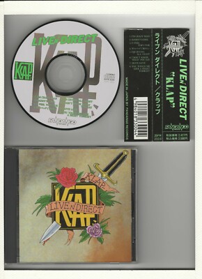 Klap - Live N' Direct japan cd 25FR-2005