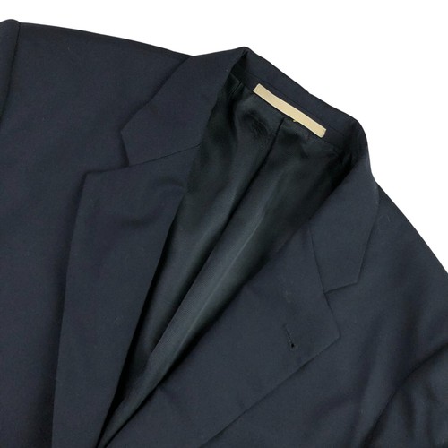Burberry London Men's Wool 2-Button Blazer Gold Buttons Navy Blue • 40S