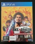 Sony PS4 Yakuza Like A Dragon Day Ichi Steelbook Video Game AU Version Sealed