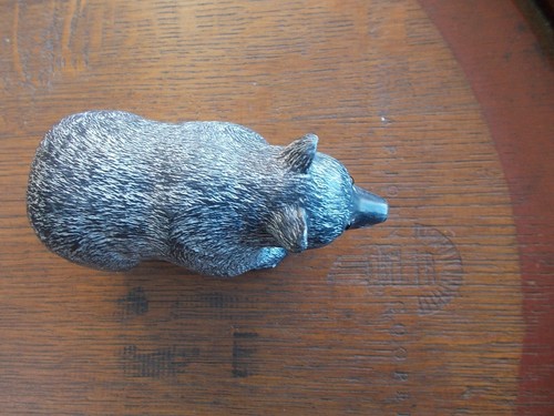 VINTAGE BEAR SOAPSTONE CARVING - By Wolf Sculptures - CANADA - 13cm - FREE POST - Picture 9 of 16