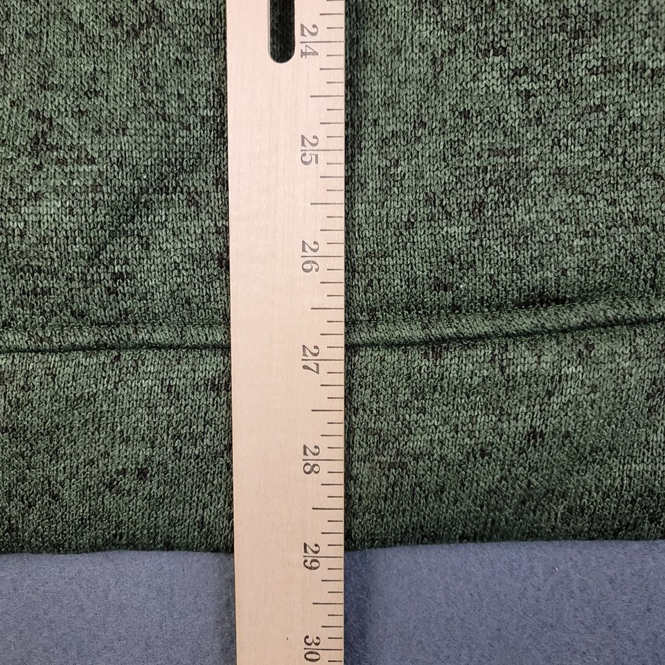 Eddie Bauer Men’s Radiator Fleece Mock Pullover Snap Green Size XL, NWT