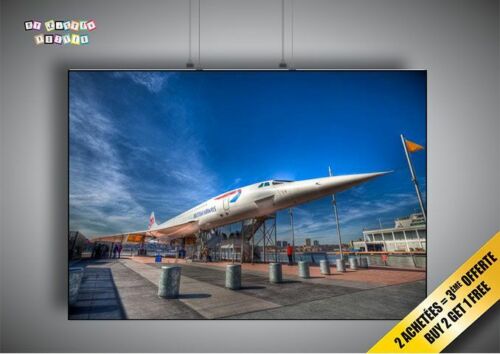 Concorde-British-Airways-Wall-Poster-03 - Afbeelding 1 van 1