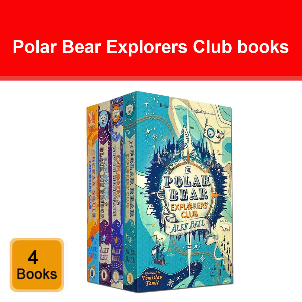 Polar Bear Explorers' Club Series 4 Books collection Set by Alex Bell NEW Pack
