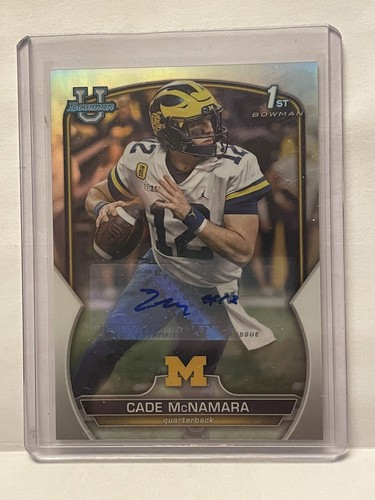 2022 Bowman University Chrome Cade McNamara #99 Auto Refractor #/499