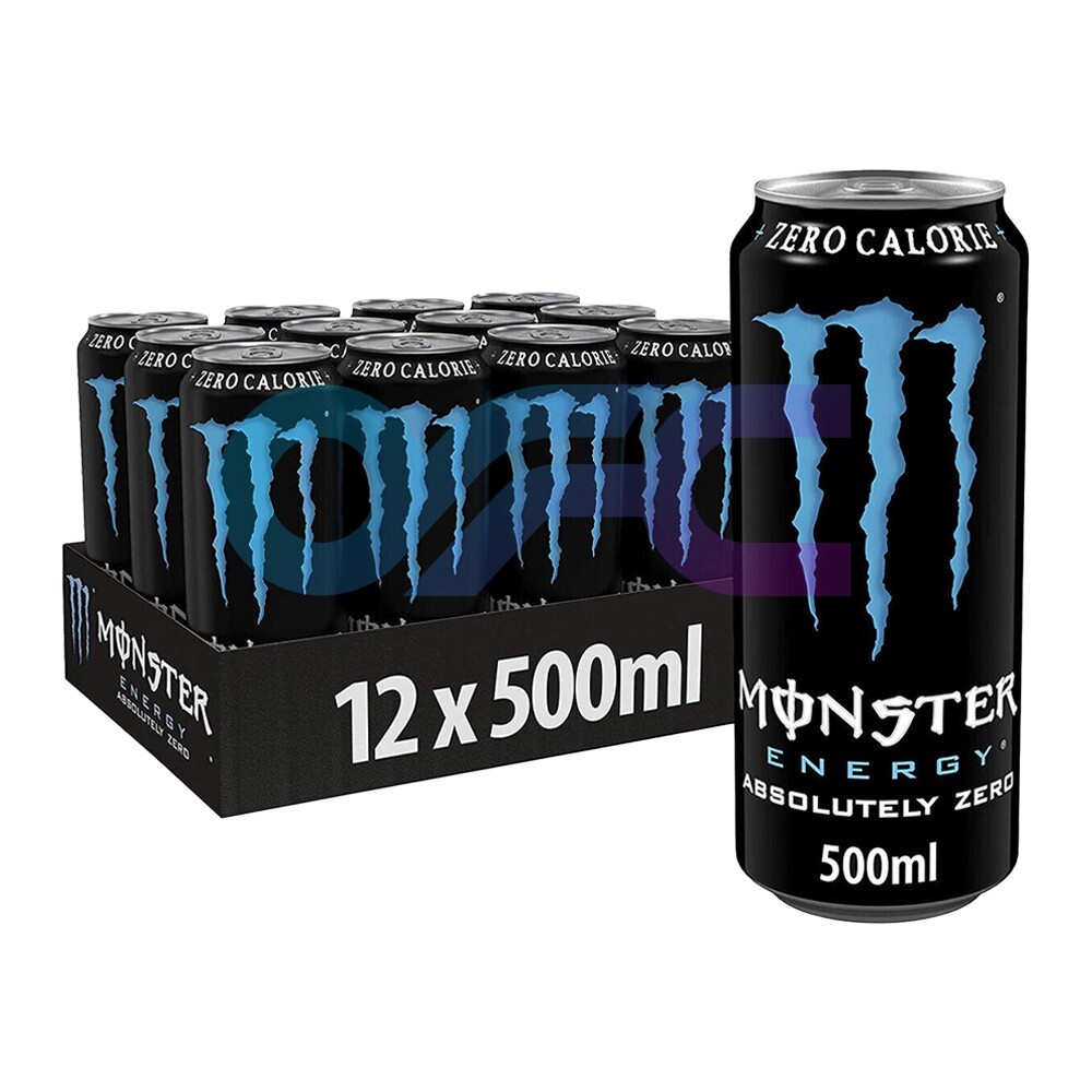 Monster Energy Drink 12 Pack (12 x 500ml) Carbonated Sports Beverage Drinks