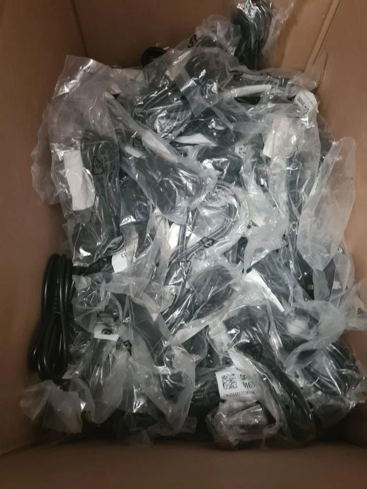 Mixed Lot of 50 US 3-Pin Kettle Mains Cable Power Lead IEC C13 Various Lengths - Image 4 of 4