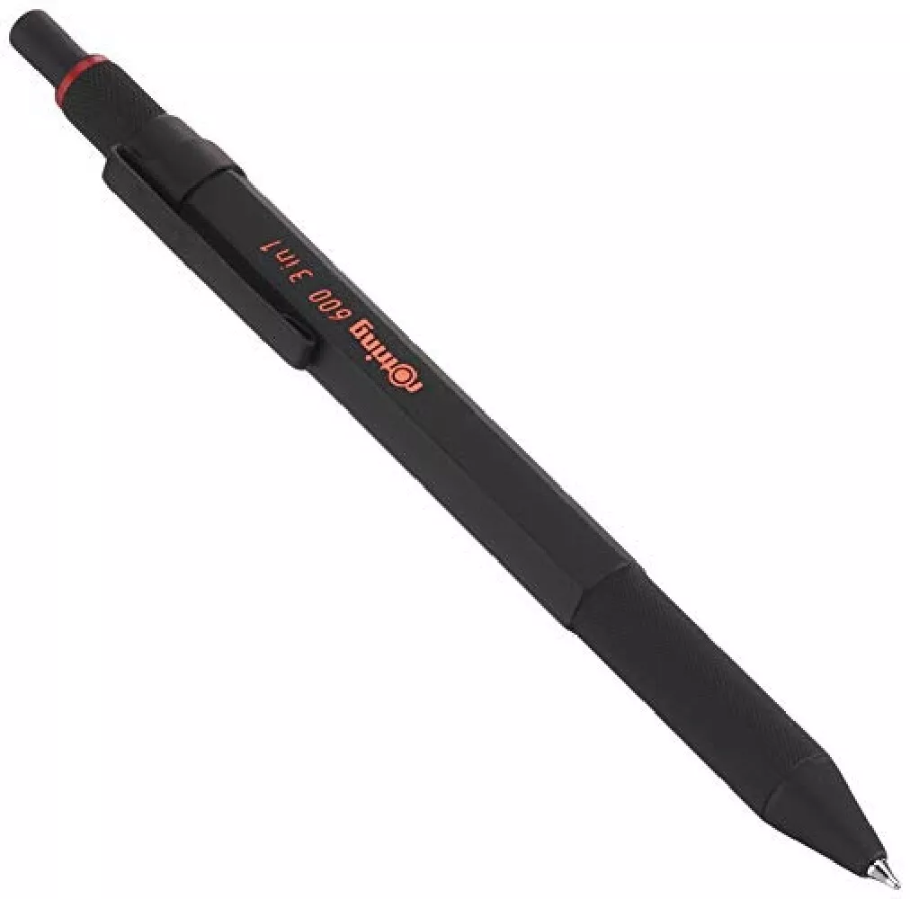 Rotring 600 3in1 Multi Functional Ballpoint Pen Mechanical Pencil Black 21 Japan