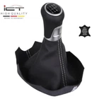 ICT leather gear shift knob gaiter boot fits for Corvette C5 / C6 new B32
