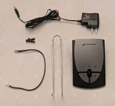 Plantronics S12 Telephone Headset Base w. AC Charger, Holder,  Handset Jumper