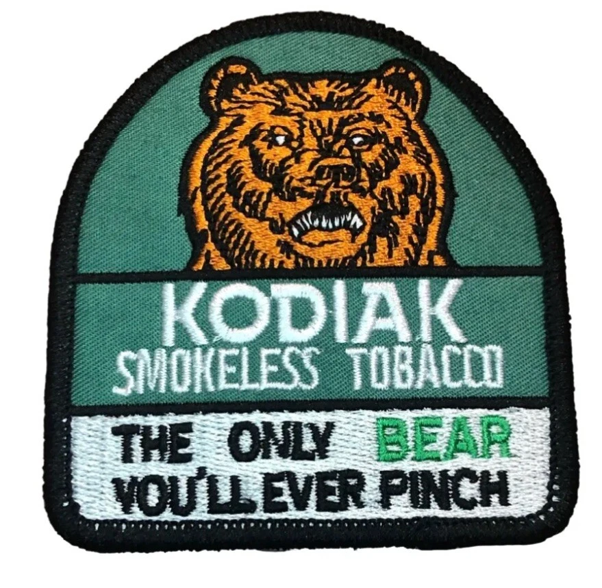 Kodiak Tobacco Dip Snuff NASCAR Series Retro Vintage Style Patch Hat Cap
