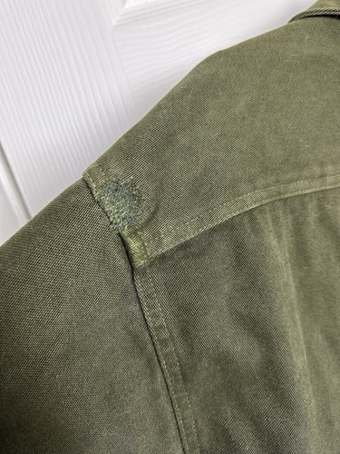 Rare VTG Marithe Francois Girbaud Denim Jacket Green Cotton Full Zip USA Made - Picture 11 of 13