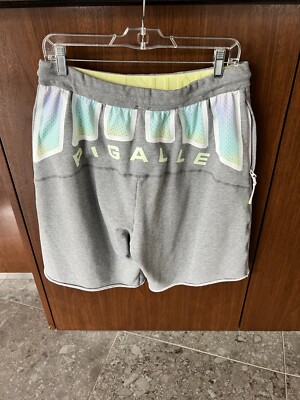 Nike x Pigalle NRG Fleece Shorts Grey Heather With Front Zip