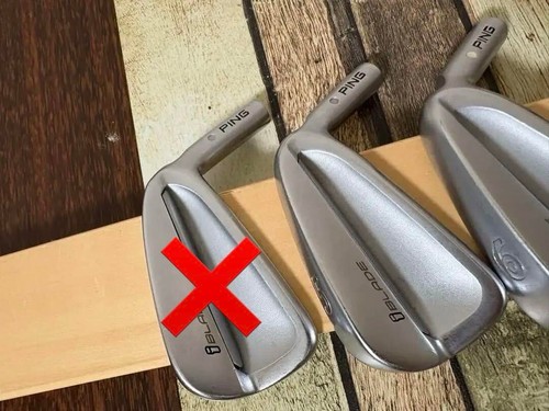 Ping iBLADE Iron Set 6pcs 5-W Head Only White Dot - Picture 3 of 9
