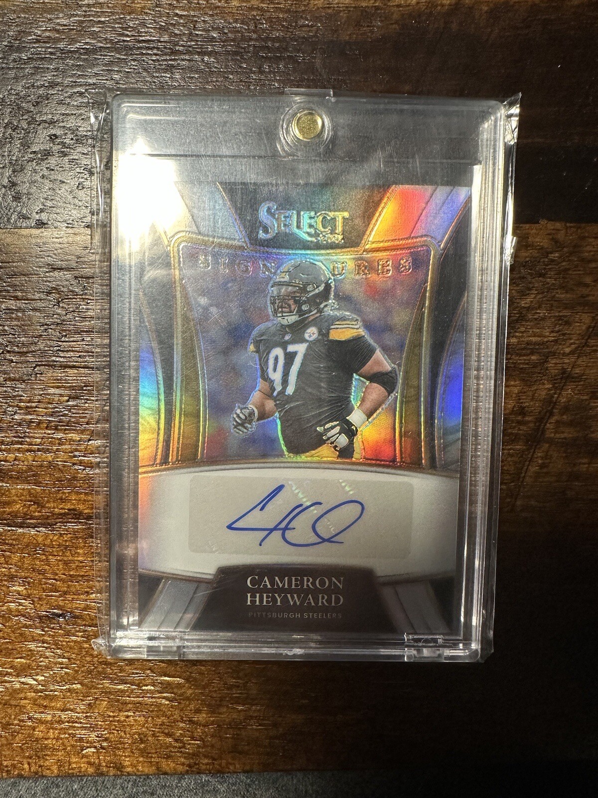 Cameron Heyward #SSP-CHE Football Cards 2021 Panini Select Signatures Select trading card — raw and PSA graded price guide