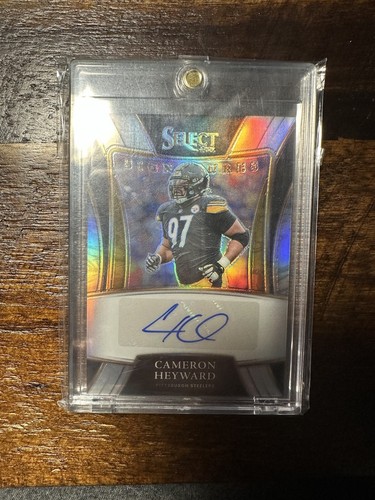 Cameron Heyward #SSP-CHE 2021 Panini Select Signatures Select card