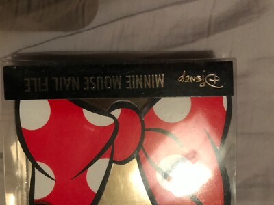 Disney Primark Minnie Mouse Nagelfeile geformter Block brandneu im Karton
