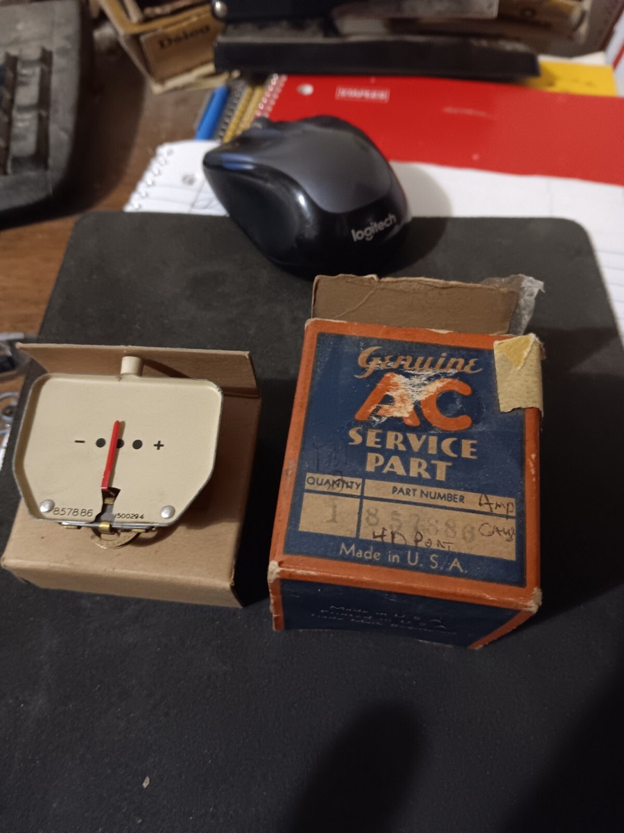 NOS 1940 PONTIAC AMP AMMETER GAUGE 857886 | eBay
