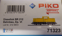 Piko 71323 H0 Diesellok Br 212 Bahnbau Vi ,Neuware