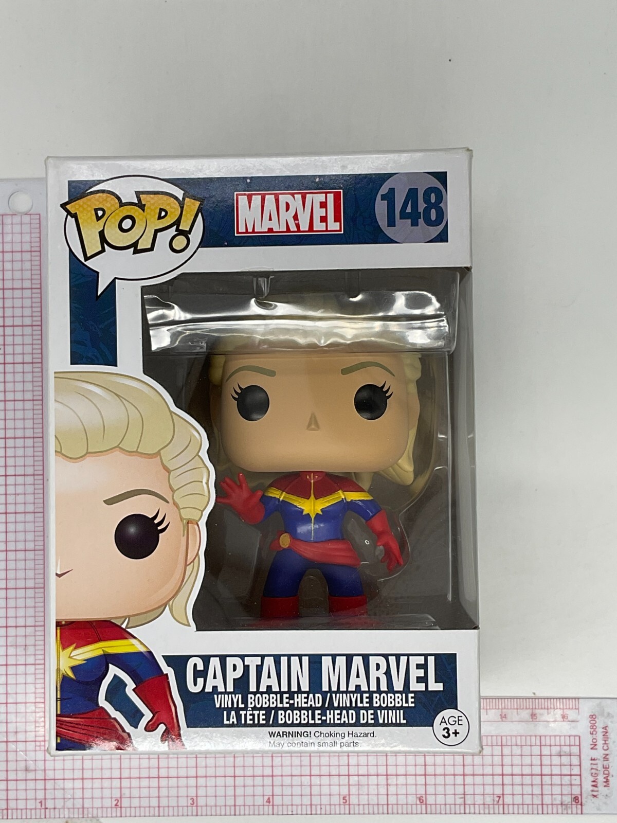 En Oferta Funko Pop! Figura Cabeza Bobble Capitana Marvel #148 - E03