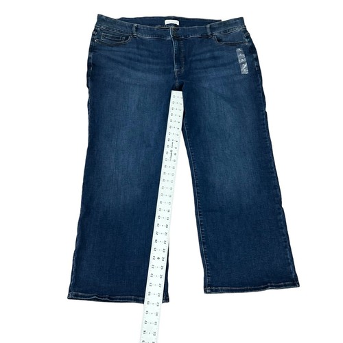 Pantalones de mezclilla Lane Bryant tiro alto corte boot súper elásticos ajuste abdominal talla 28P - Imagen 4 de 9
