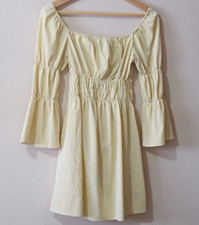 Lulus Women's Size S Off the Shoulder Dress 3/4 Bell Sleeve #p67-22