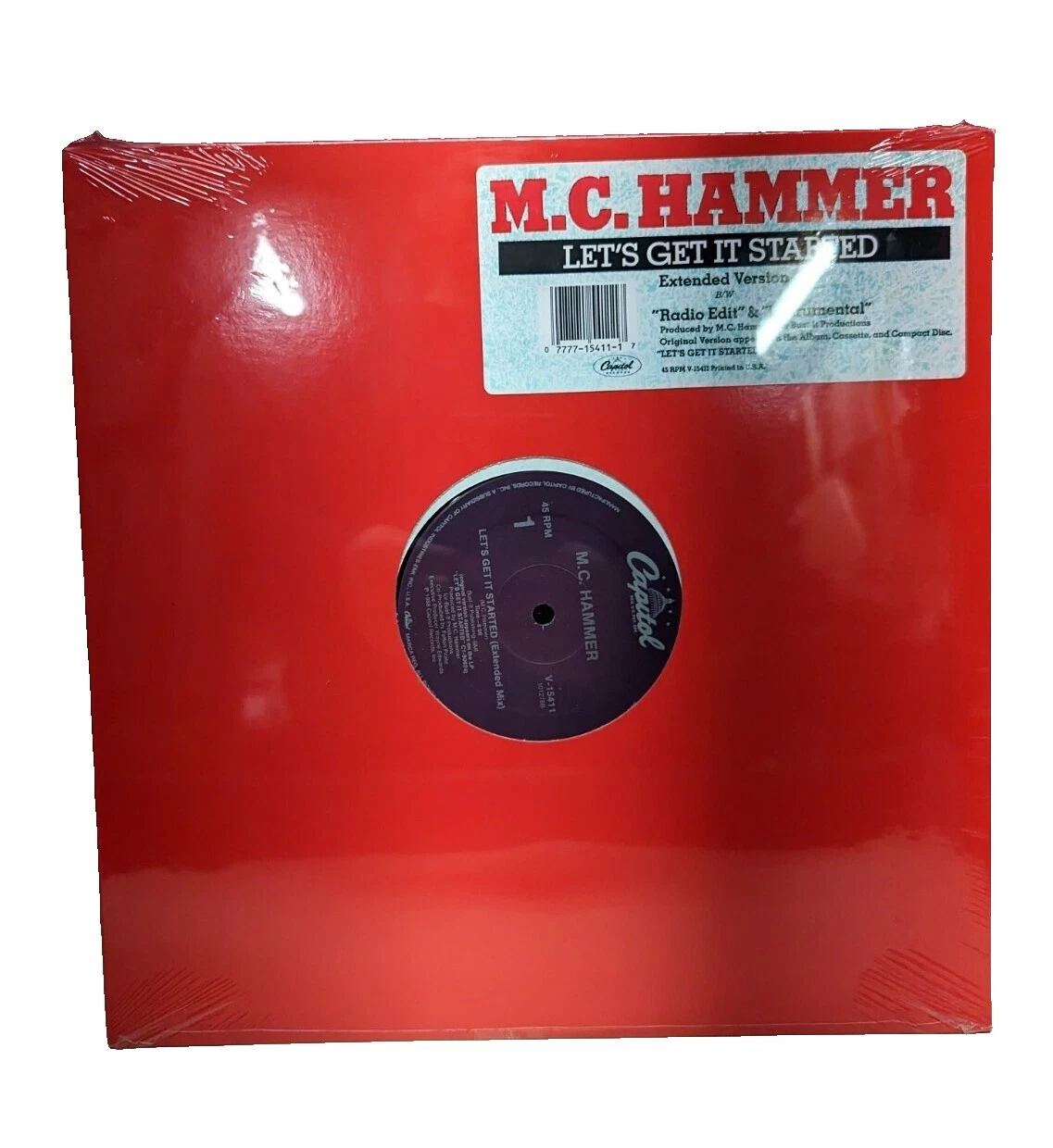MC Hammer 45 RPM Speed Vinyl Records