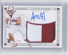 2016 National Treasures Collegiate #214 Austin Hooper RC Patch Auto #'d /10