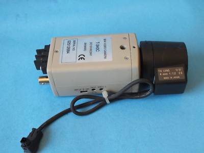 S/W T-340C DC12V/AC24V 3W Max & TV LENS 1/3'' 4mm 1:1.2 CS