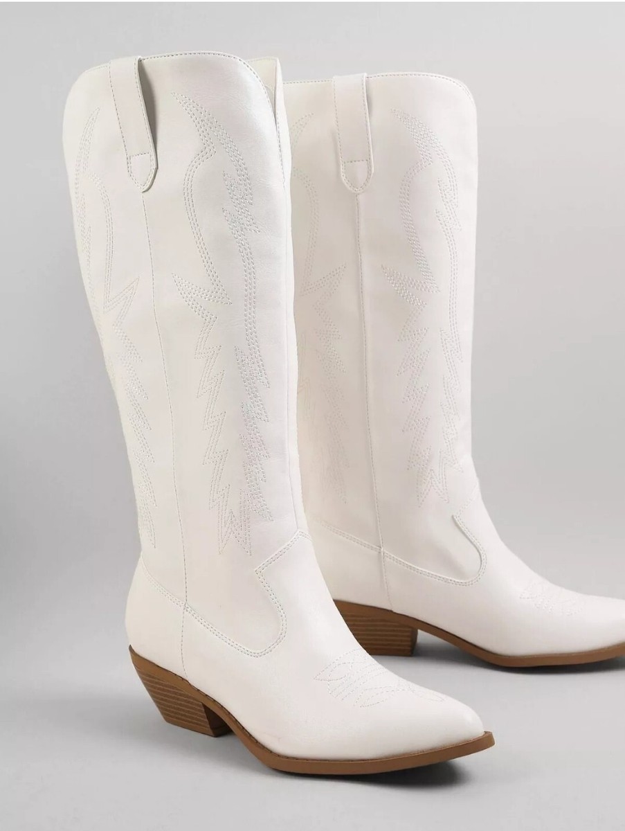 Cowboy Boots Knee High Boots Under $2 Rhinestone Knee High Cowboy