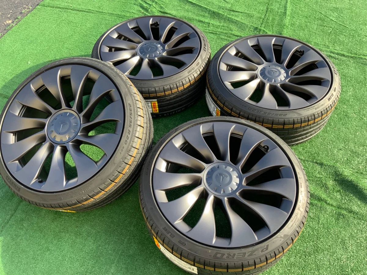 20 Tesla Model 3 Uberturbine OEM Performance Wheels Rims