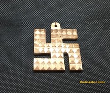 HINDU OM MINI WALL HANGING HINDI SANSKRIT METAL COPPER COLORED HINDU BUDDHIST OM