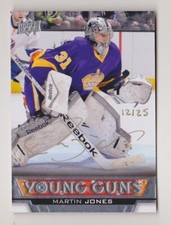 15-16 UD Buyback Martin Jones /25 Auto Rookie Young Guns Buy Back LA Kings 2015