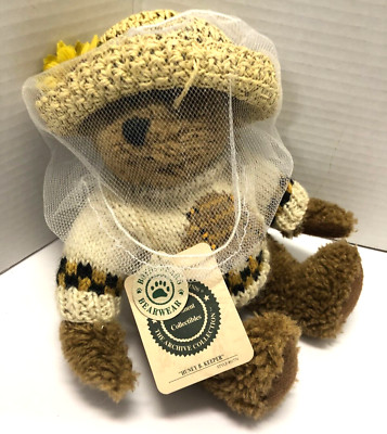 Boyds Bear Archive Collection Huney B. Keeper 9'' #91774 Jointed Plush w/ Tags