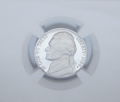 1980-S JEFFERSON NICKEL NGC PF70 ULTRA CAMEO = RARE & SCARCE w/ Book $375! - Picture 3 of 8