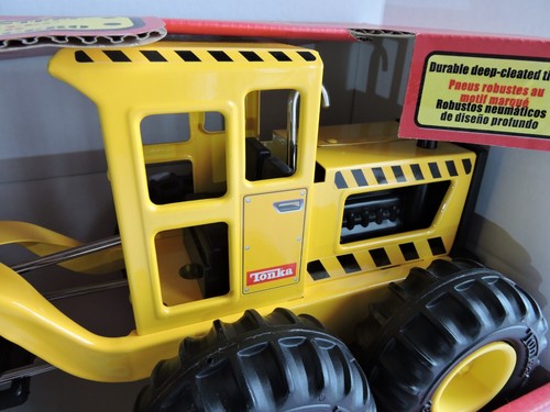 2001 VINTAGE Tonka Road Grader Yellow No. 92510 Pressed Steel NEW IN THE BOX - Picture 4 of 12