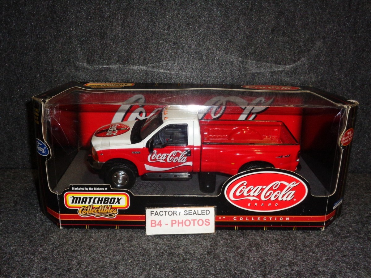 COCA-COLA COKE 1999 FORD F350 DUALLY PICKUP TRUCK MATCHBOX DIECAST