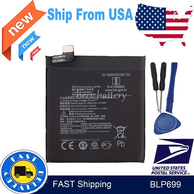 New Replacement Battery For OnePlus 7 Pro One Plus 7 Pro CM1925 BLP699 4000mAh