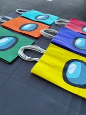 18pcs Portable Gift Bags Party Favor Bags 6 colors Bags Candy Bags Treat Bags