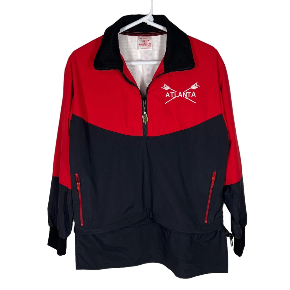 Chaqueta cortavientos Atlanta Row para hombre M DE COLECCIÓN Crew Boat hecha en EE. UU. ARC TEAM NUEVA Foto 4 de 4
