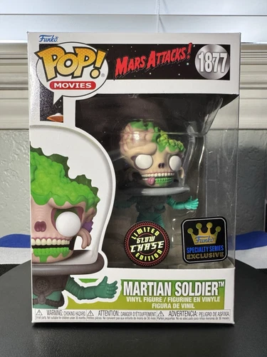 Funko Pop! Movies: Martian Soldier (Common) & (Chase) (GITD) Specialty Series