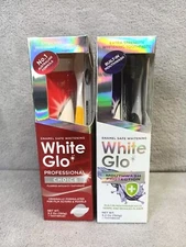 2X WHITE GLO Professional choice Whitening Toothpaste And Mouthwash Protection 