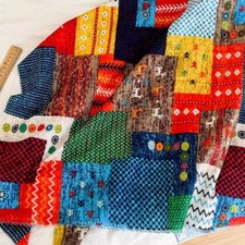 1M Ethnic Floral Print Patchworkcotton Fabric Trims Clothing Tablecloth Material