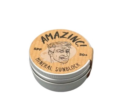 Amazinc!/SPF50 Mineral Sunblock ''Beigebraun'' 17,5g/Sonnenschutz/Sonnencreme 