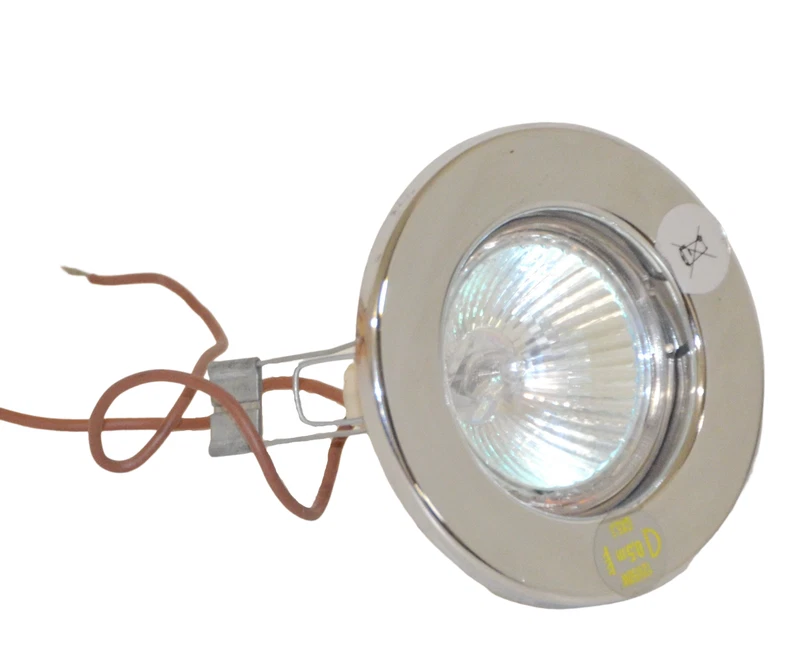 Faretto Incasso CANOVA Fisso Cromo per Lampada Dicroica Nuova Mizar 8090-23