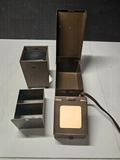 Vintage Fodeco Pocket Slide Viewer Model 105 With Magnifier Brown Photography